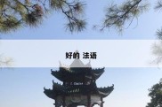 好的 法语