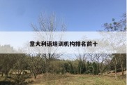 意大利语培训机构排名前十
