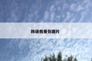 韩语我爱你图片 