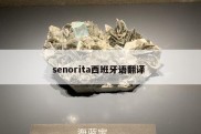 senorita西班牙语翻译 