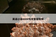 英语口语8000句完整版视频