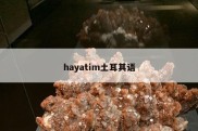 hayatim土耳其语
