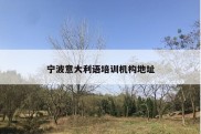 宁波意大利语培训机构地址
